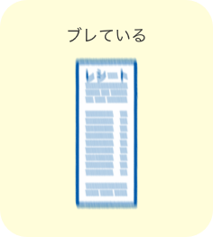 ブレている