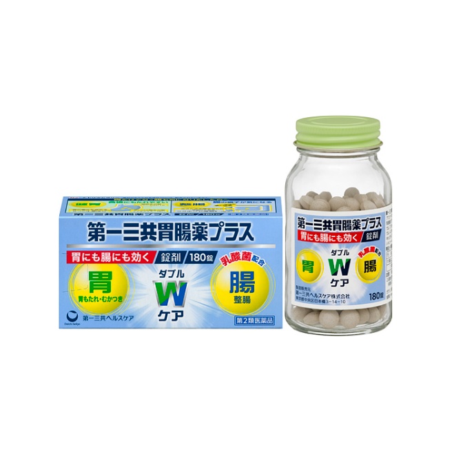 【第2類医薬品】第一三共胃腸薬プラス錠剤 180錠