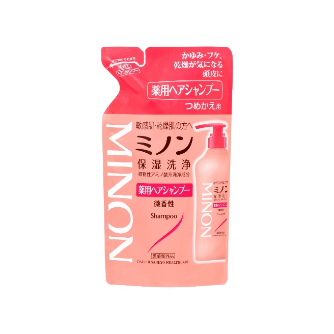 【医薬部外品】ミノン薬用ヘアシャンプー 380mL（つめかえ用）