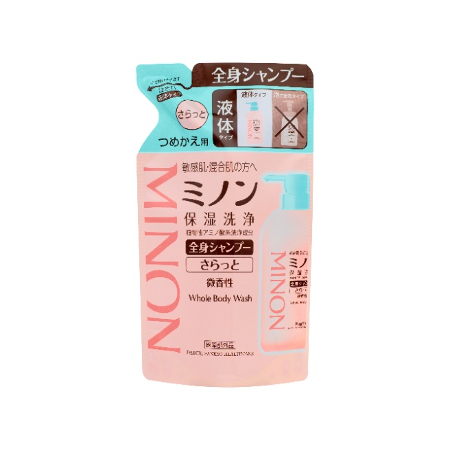 【医薬部外品】ミノン全身シャンプーさらっとタイプ 380mL （つめかえ用）