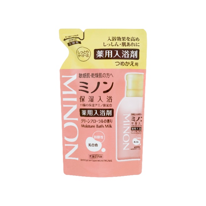 【医薬部外品】ミノン薬用保湿入浴剤 400mL（つめかえ用）