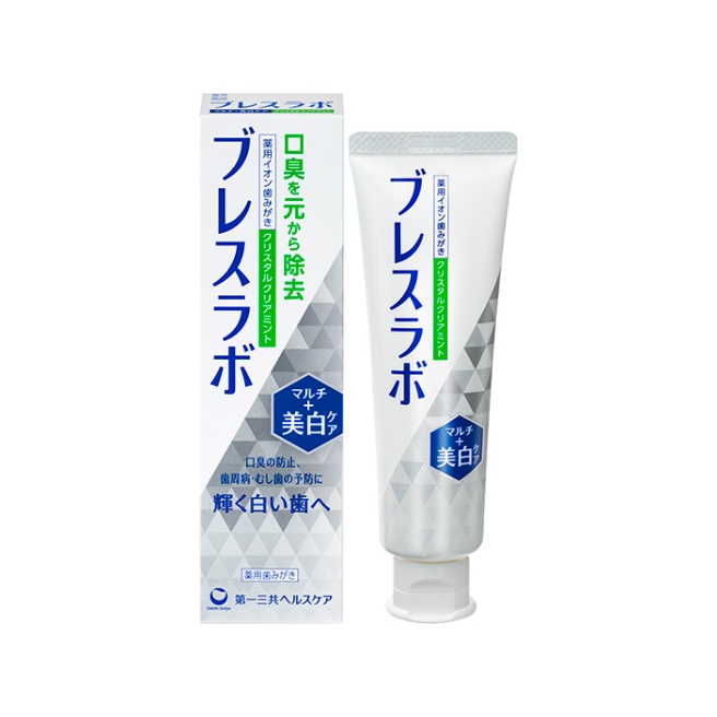 【医薬部外品】ブレスラボ マルチ＋美白ケア クリスタルクリアミント 90g