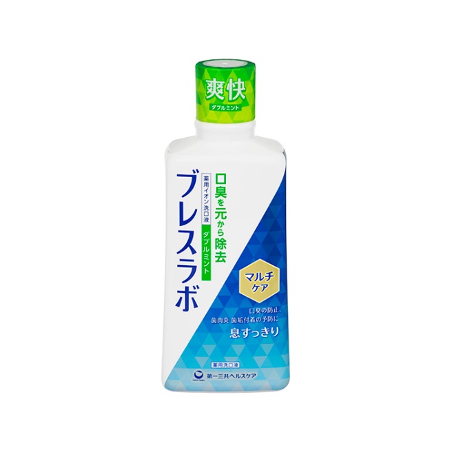 【医薬部外品】ブレスラボ マウスウォッシュ マルチケア ダブルミント 450mL