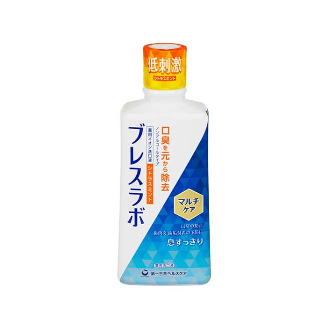 【医薬部外品】ブレスラボ マウスウォッシュ マルチケア シトラスミント 450mL