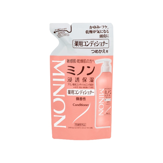 【医薬部外品】ミノン薬用コンディショナー 380mL（つめかえ用）