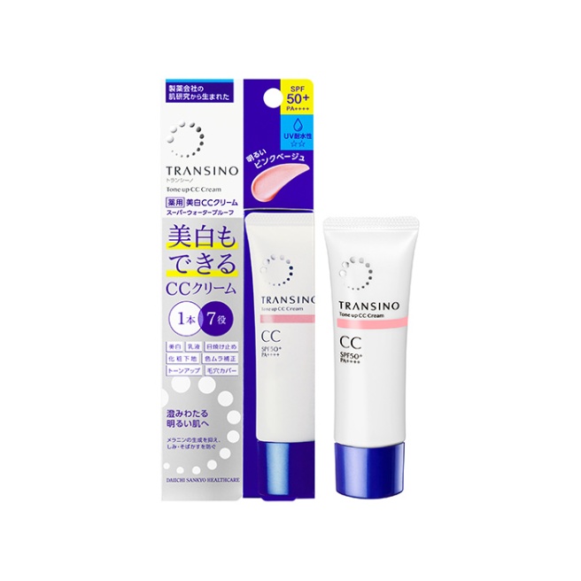 【医薬部外品】トランシーノ薬用トーンアップCCクリーム ピンクベージュ 30g