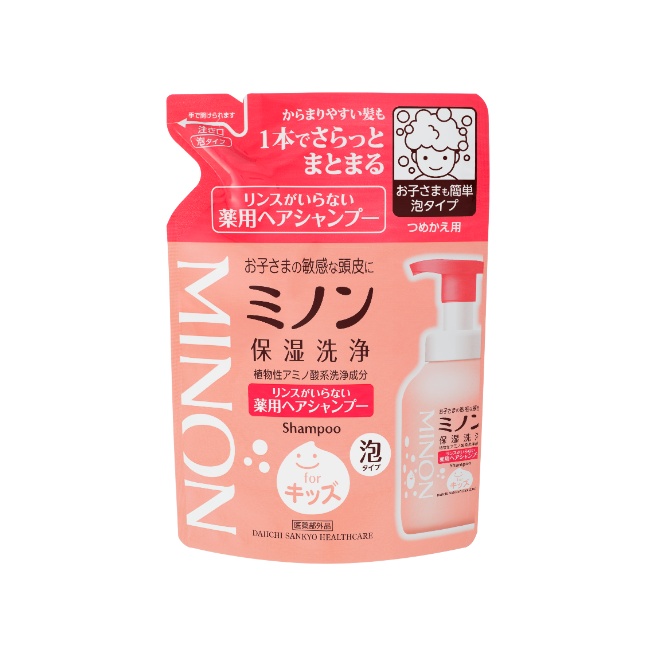 【医薬部外品】ミノンリンスがいらない薬用ヘアシャンプー 320mL（つめかえ用）