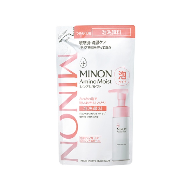 【化粧品】ミノン アミノモイスト ジェントルウォッシュ ホイップ 130mL（つめかえ用）