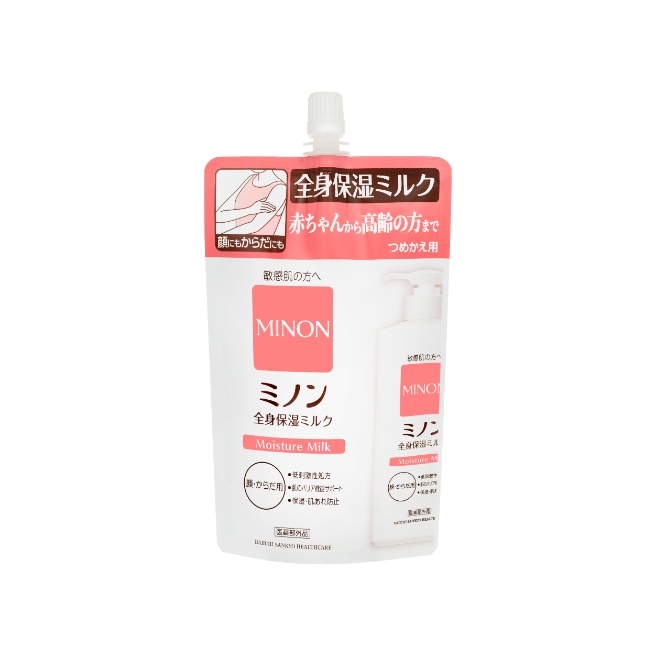 【医薬部外品】ミノン全身保湿ミルク 320mL(つめかえ用)