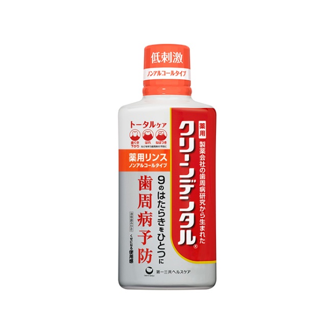 【医薬部外品】クリーンデンタル 薬用リンス トータルケア ノンアルコールタイプ 450mL