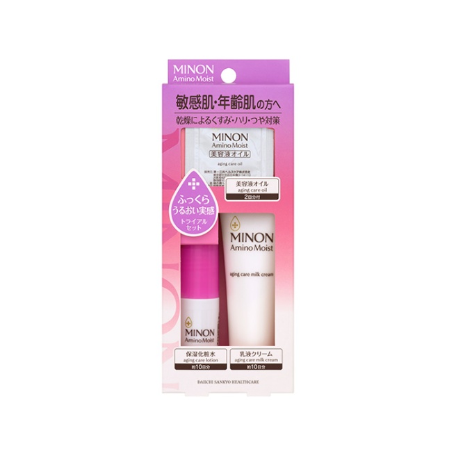 【化粧品】ミノン アミノモイスト 敏感肌・エイジングケアライン トライアルセット 1セット